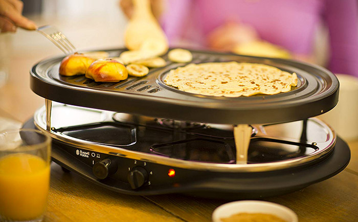 utilisation Russell Hobbs Raclette Fiesta