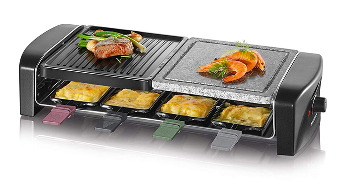 utilisation Severin Gril Raclette Pierre Naturelle